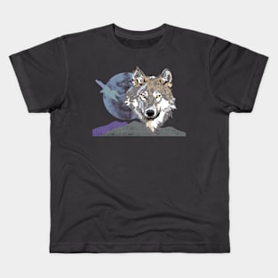 Majestic Wolf Kids T-Shirt